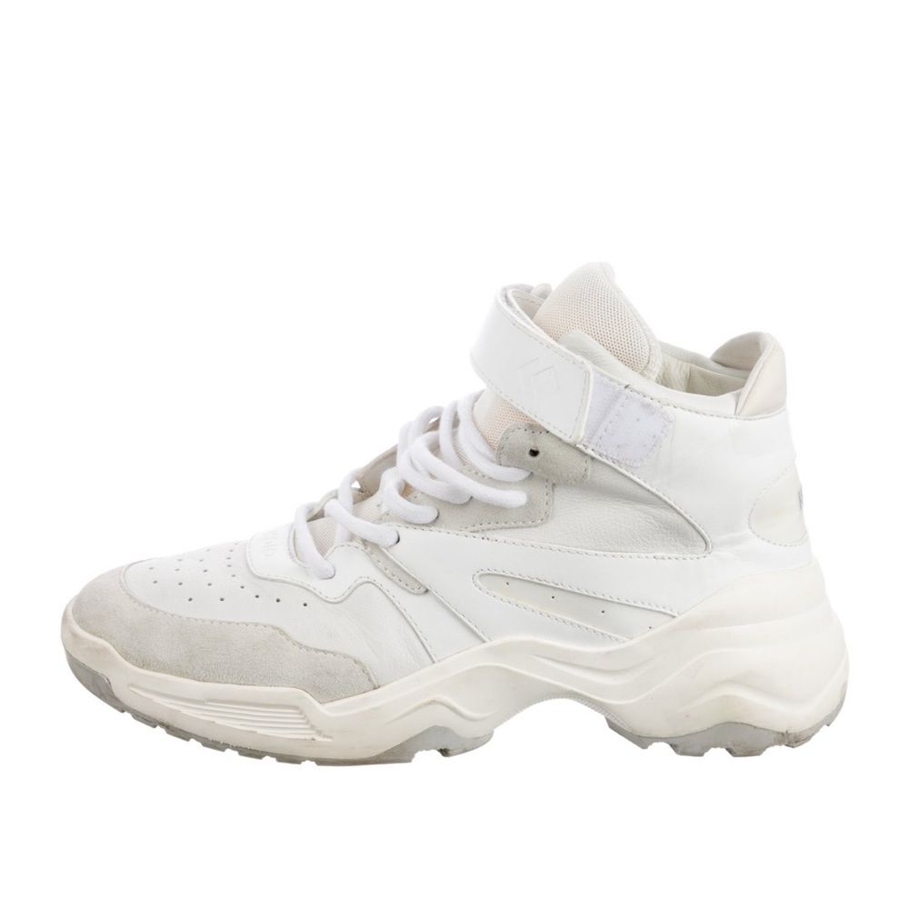 KOIO HIGH-TOP LEATHER & SUEDE SNEAKER